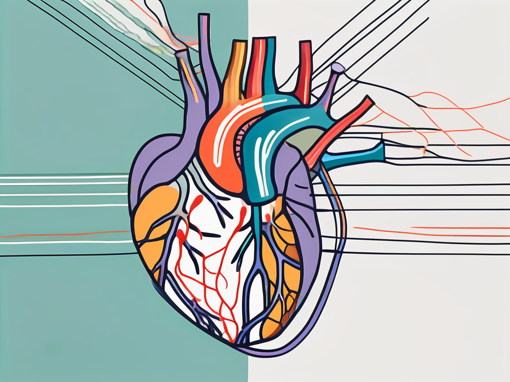 The mandibular nerve in relation to the heart